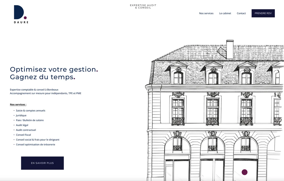 Site Daure, expertise audit et conseil