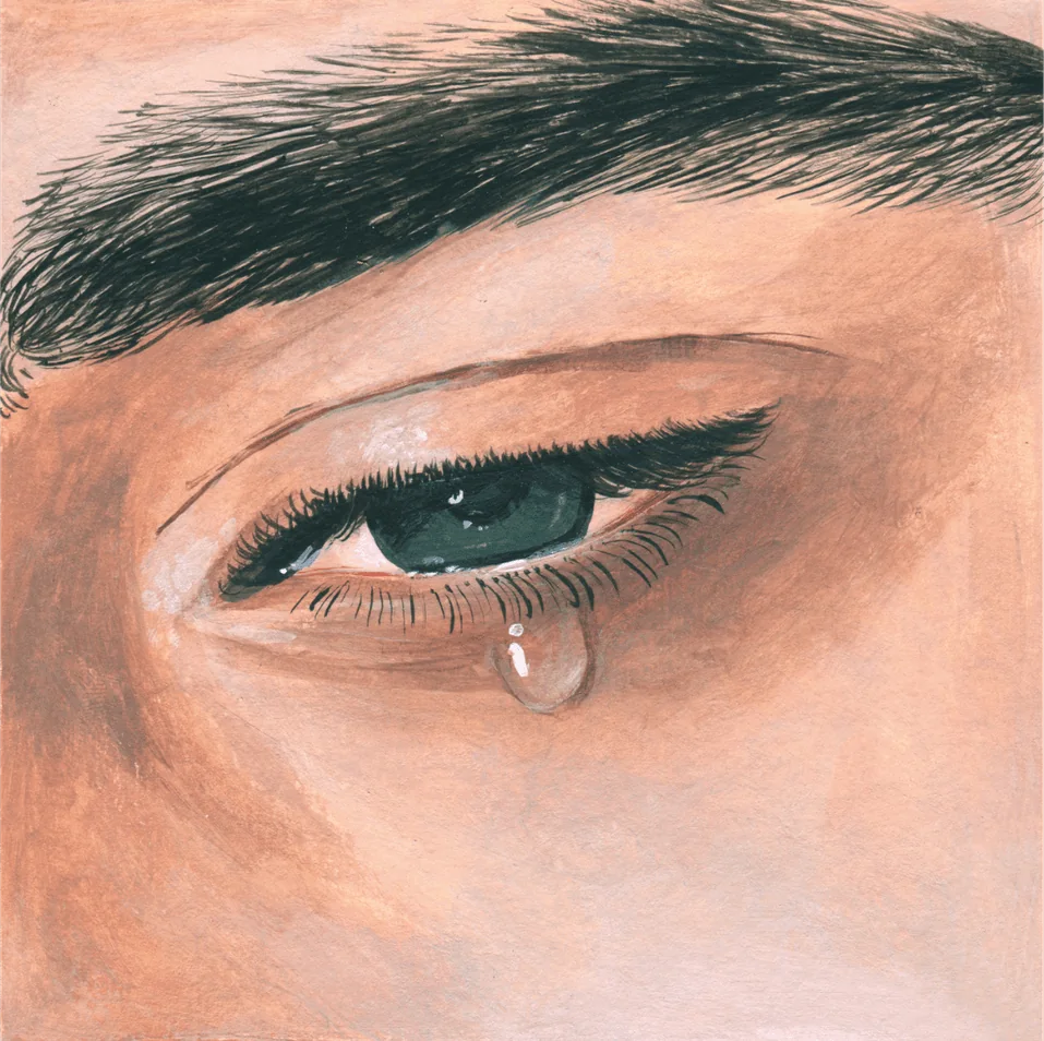 Peinture d'un œil