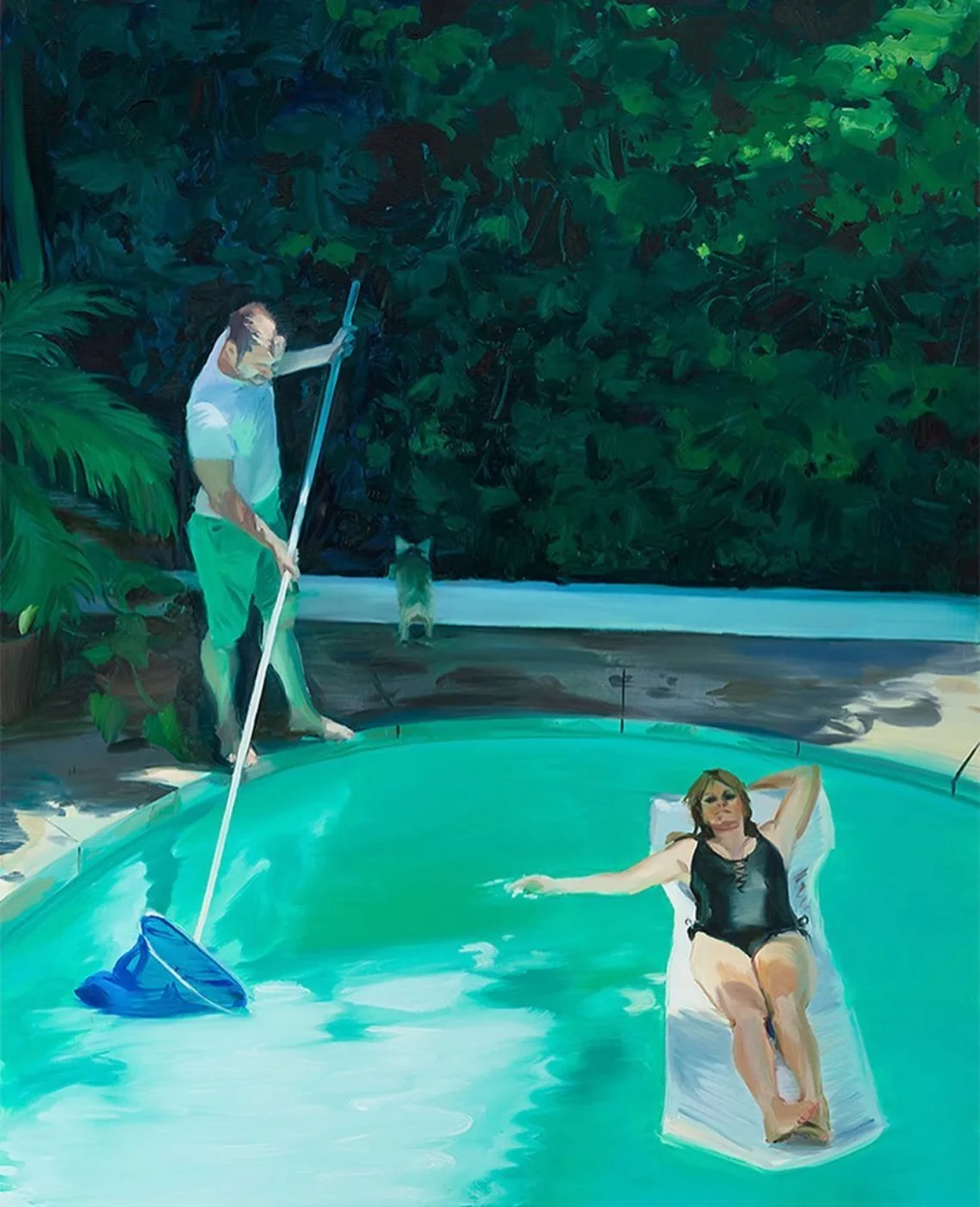 Peinture d'une piscine