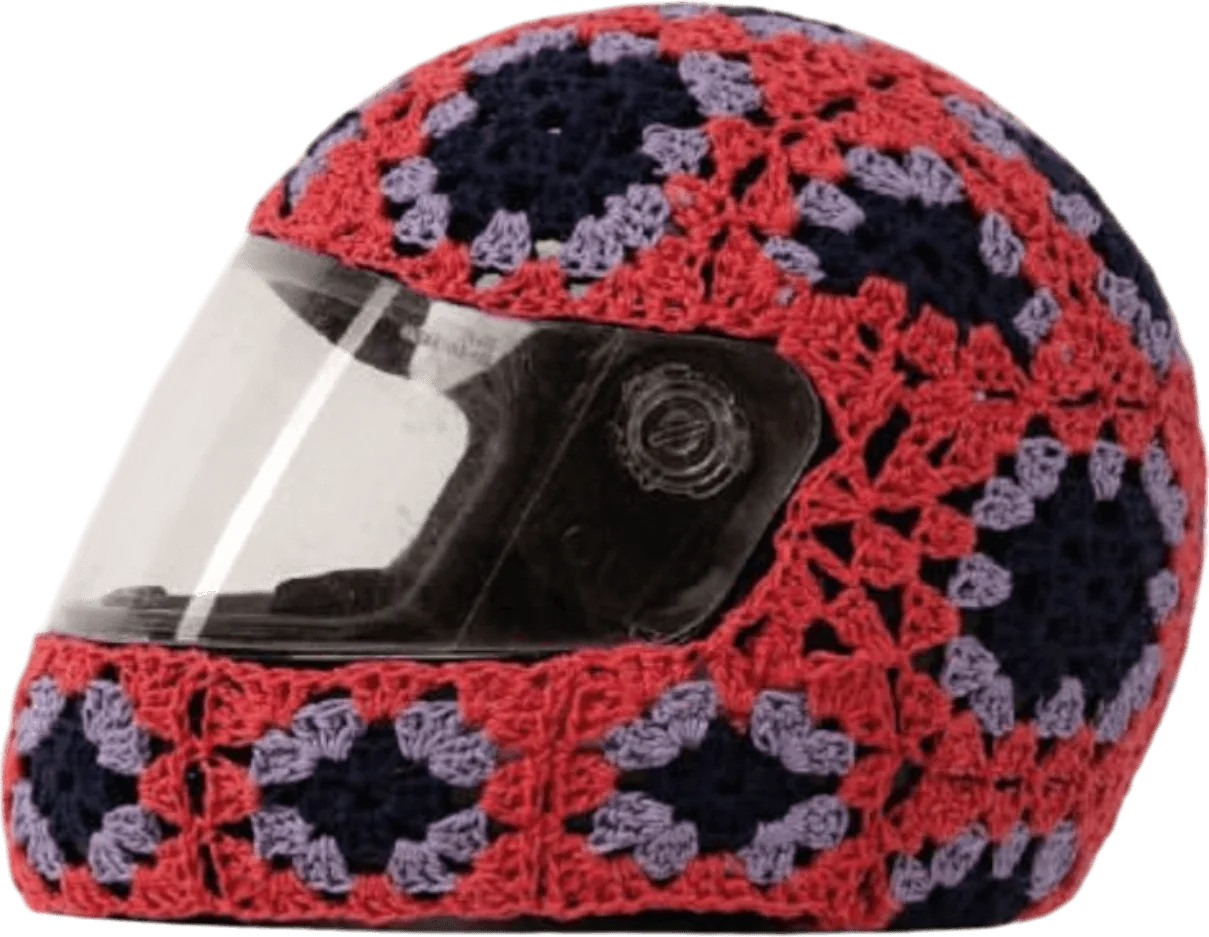 Casque au crochet