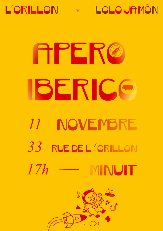 Apéro Ibérico, affiche